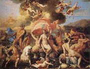 POUSSIN, Nicolas Triumph of Neptune and Amphitrite Germany oil painting artist